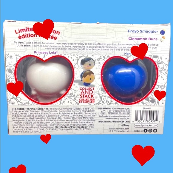 Star Wars Disney Tsum Tsum Lip Smacker Ltd. 2pcs Collectables - Picture 2 of 2